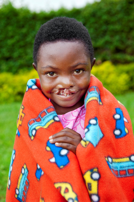 Boy Smiling with SMILEBlanket