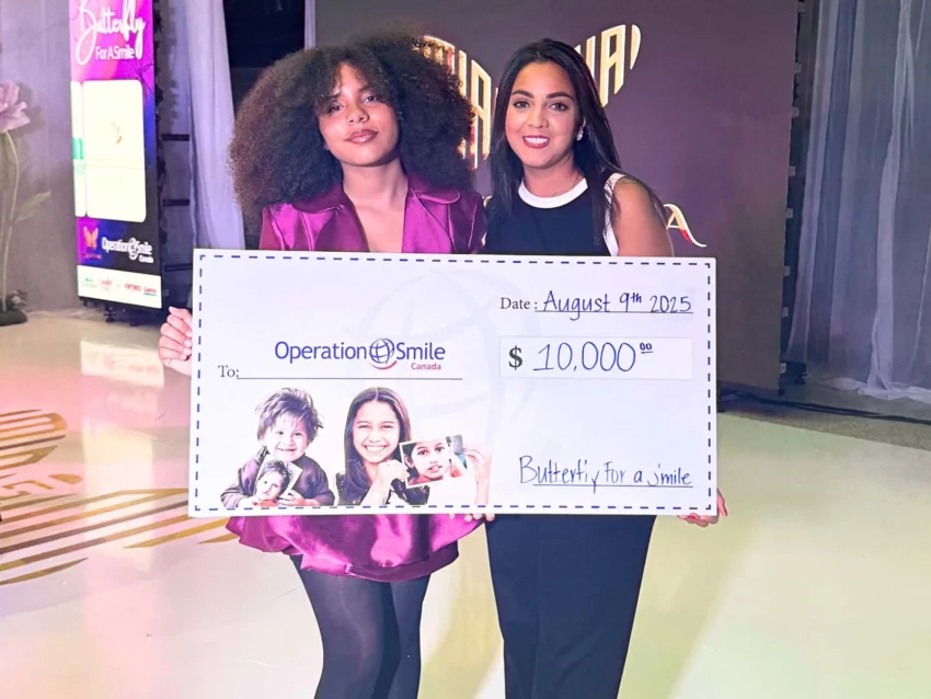 Mia and Julia during Butterfly for a Smile in August 2025