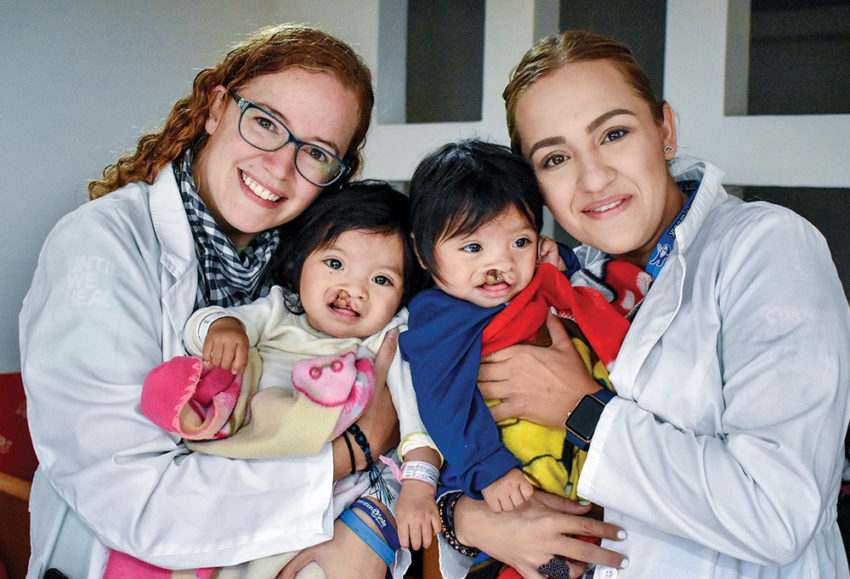 Twin sisters Daniela and Denise both received cleft surgery at Operation Smile’s medical mission in Puebla, Mexico in late 2019.