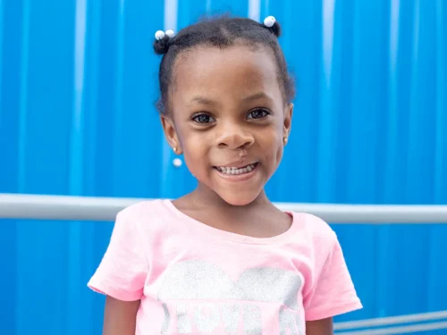 Daniella, age 4, from Dominican Republic, After surgery