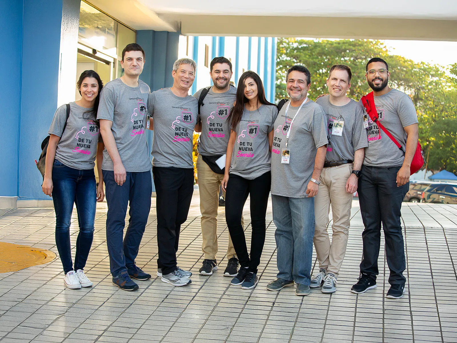 Surgeon´s Team Nellyveth Guilamo (DR), Michael Bezhuly (CAN), Art Rideout (CAN), Jonathan Armas (SPAIN), Clarydania Bonilla (DR), Miguel Fariña (PARAGUAY), Leif Sigurdson (CAN), Domingo Abreu (DR) Operation Smile Mission to Santo Domingo, Dominican Republic, March 9-19, 2019 at Hospital Policia Nacional, in Santo Domingo, Dominican Republic.