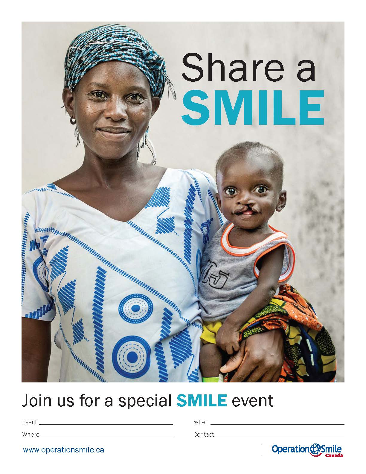 Posters to Print Operation Smile Canada