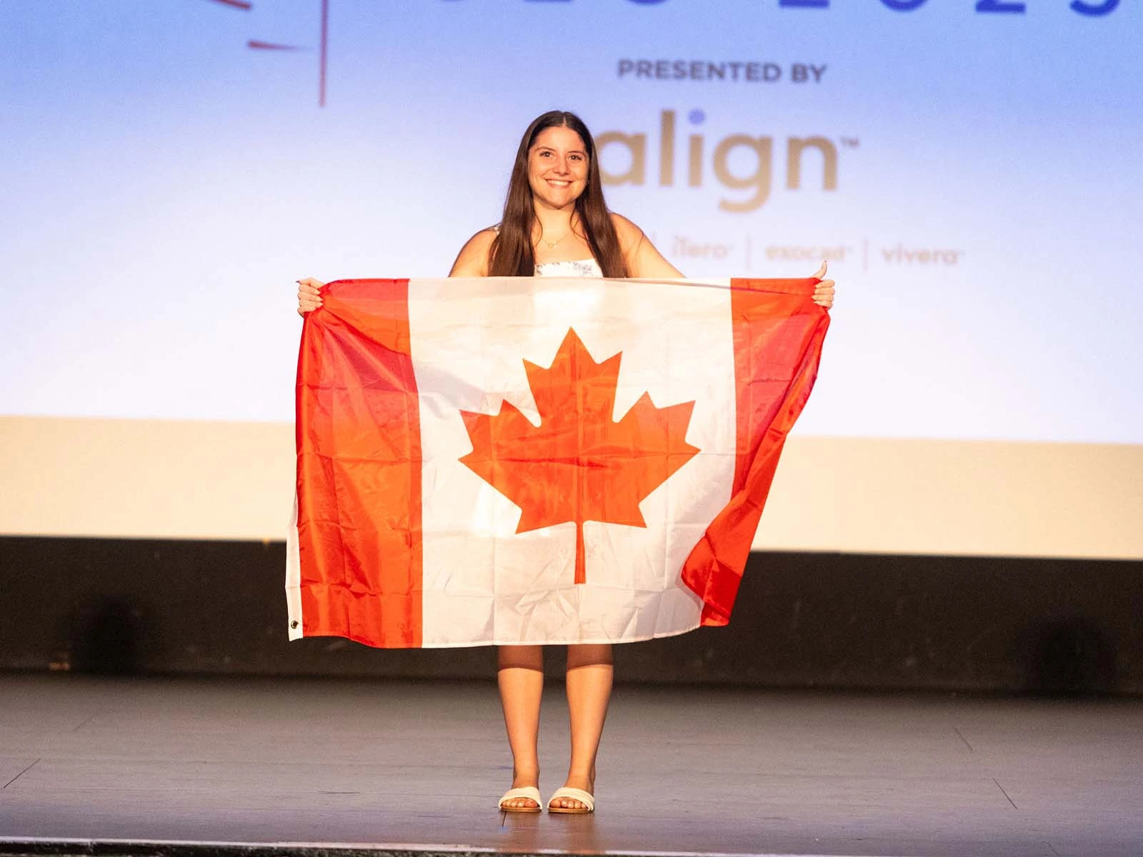Danielle is a student leader who represents Canada with pride during global student events.