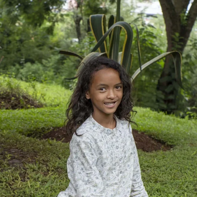 Joyce, 10, is now a volunteer with Operation Smile Madagascar as she continues her cleft care journey.