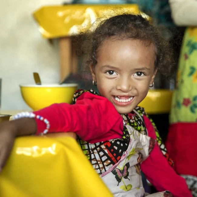 Joyce, 5 years old, from Madagascar