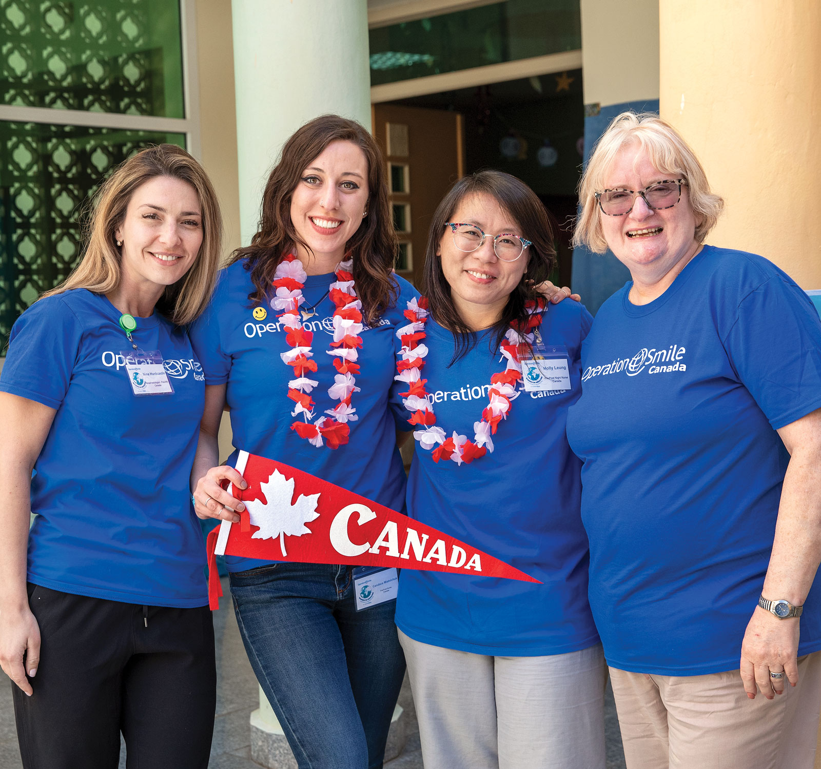 Canadian Volunteers in Oujda, Morocco, March 2020