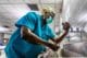 Dr. Opoku-Ware Ampomah prepares for surgery